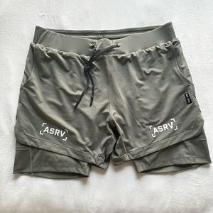 Men’s ASRV Olive Shorts with liner